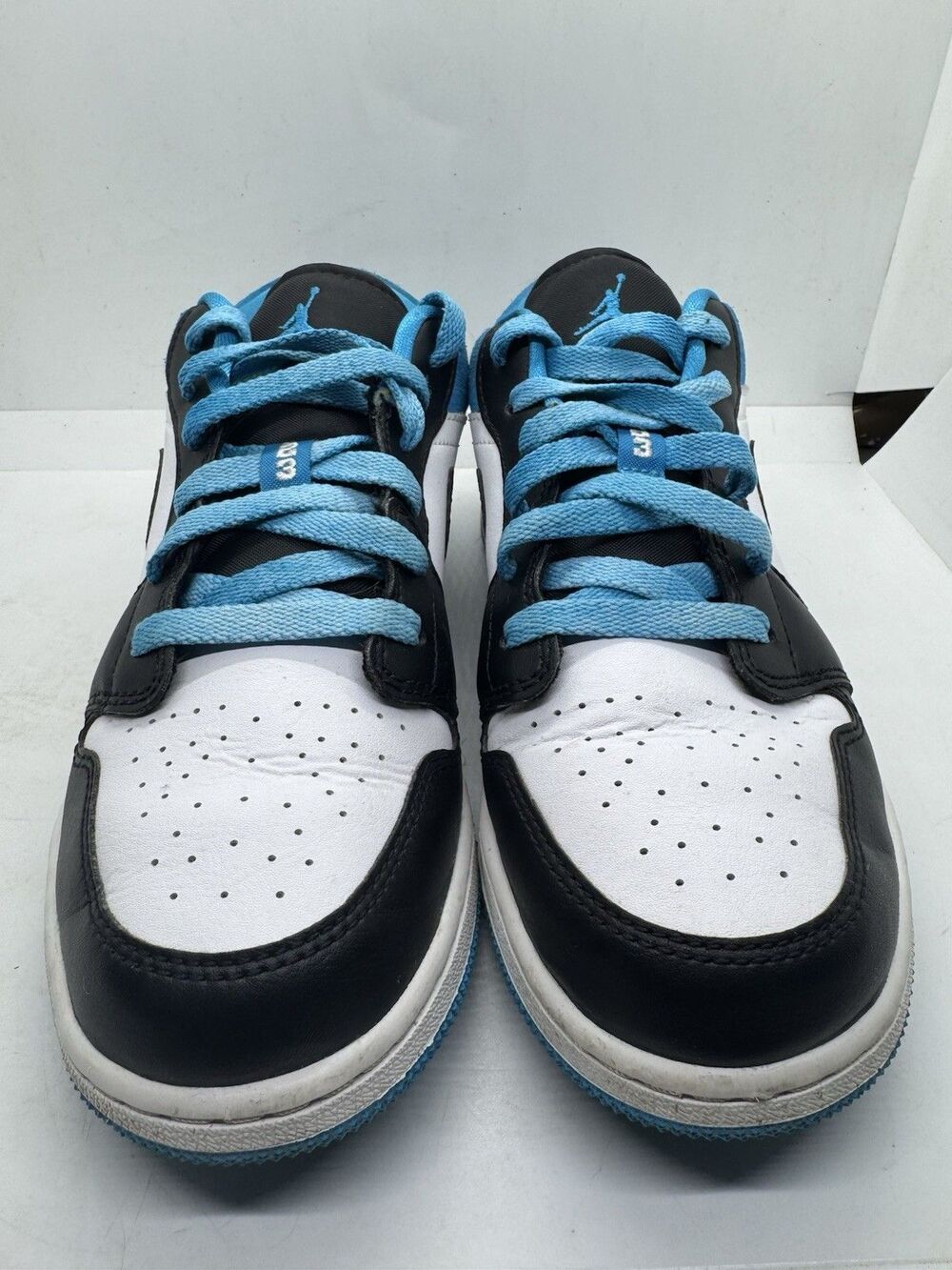 Air Jordan 1 Low SE Kids Size 6Y Womens 7.5 Blue Black White Shoes CT1564 004 - Picture 2 of 13
